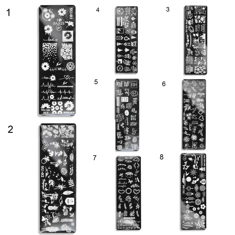 Nail Stamping Plates Human Face Design Multiple Pictures Solid Manicure Art Stainless Steel Printing Plate for Girl Nail Stamping Plates Human Face Design Multiple Pictures Solid Manicure Art Stainless Steel Printing Plate for Girl