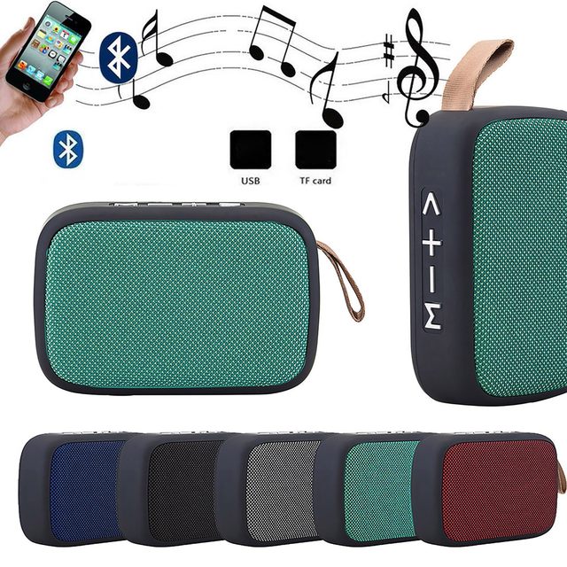 Portable Wireless Bluetooth Stereo SD Card FM Speaker Bluetooth