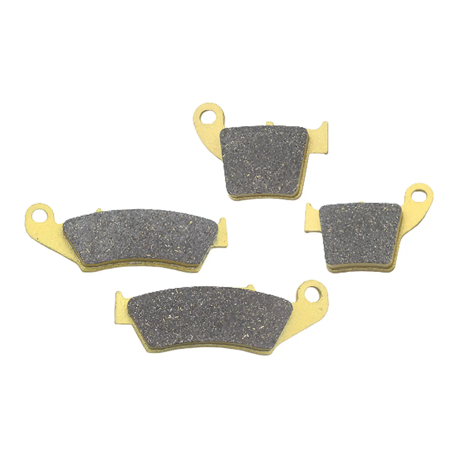 4Pcs Motorcycle Front Rear Brake Pads Replacement Set For CR125 CR250 XR300R XR400 XR650L XR600