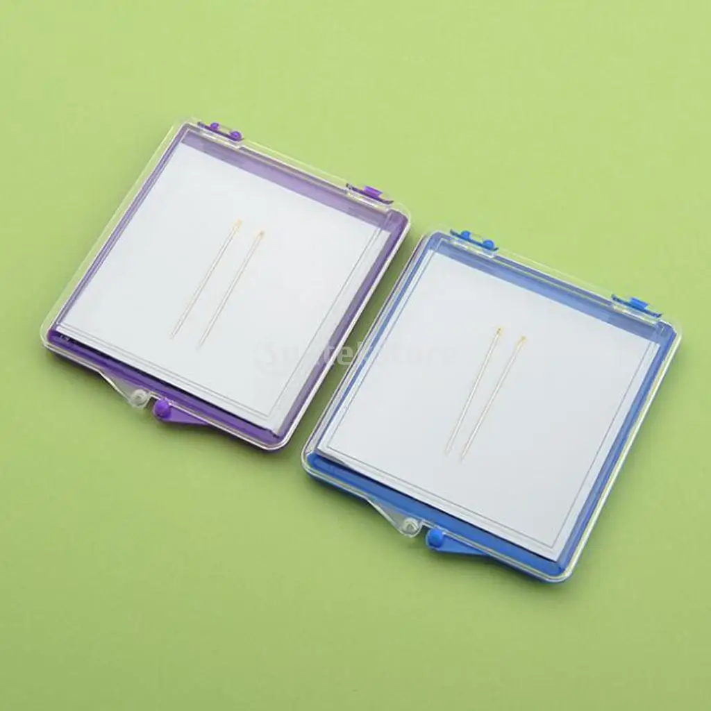 Lid Magnetic Sewing Pin Cushion Home Needle Pincushion Sewing Storage Box