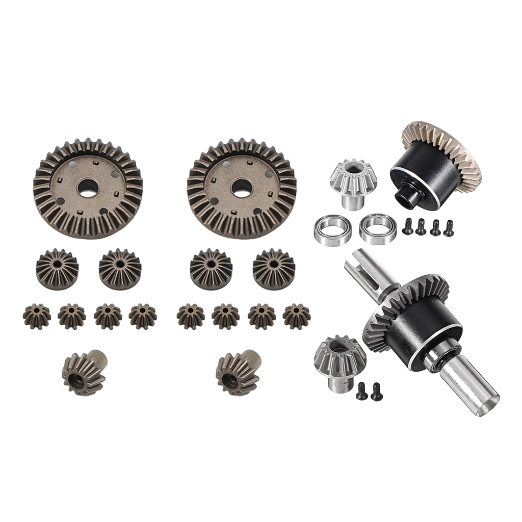Durable Use for WLtoys 12428 1/12 Front Differential Gears Set Front/Rear Differential Upgrades Car RC Toys Model Spare Parts