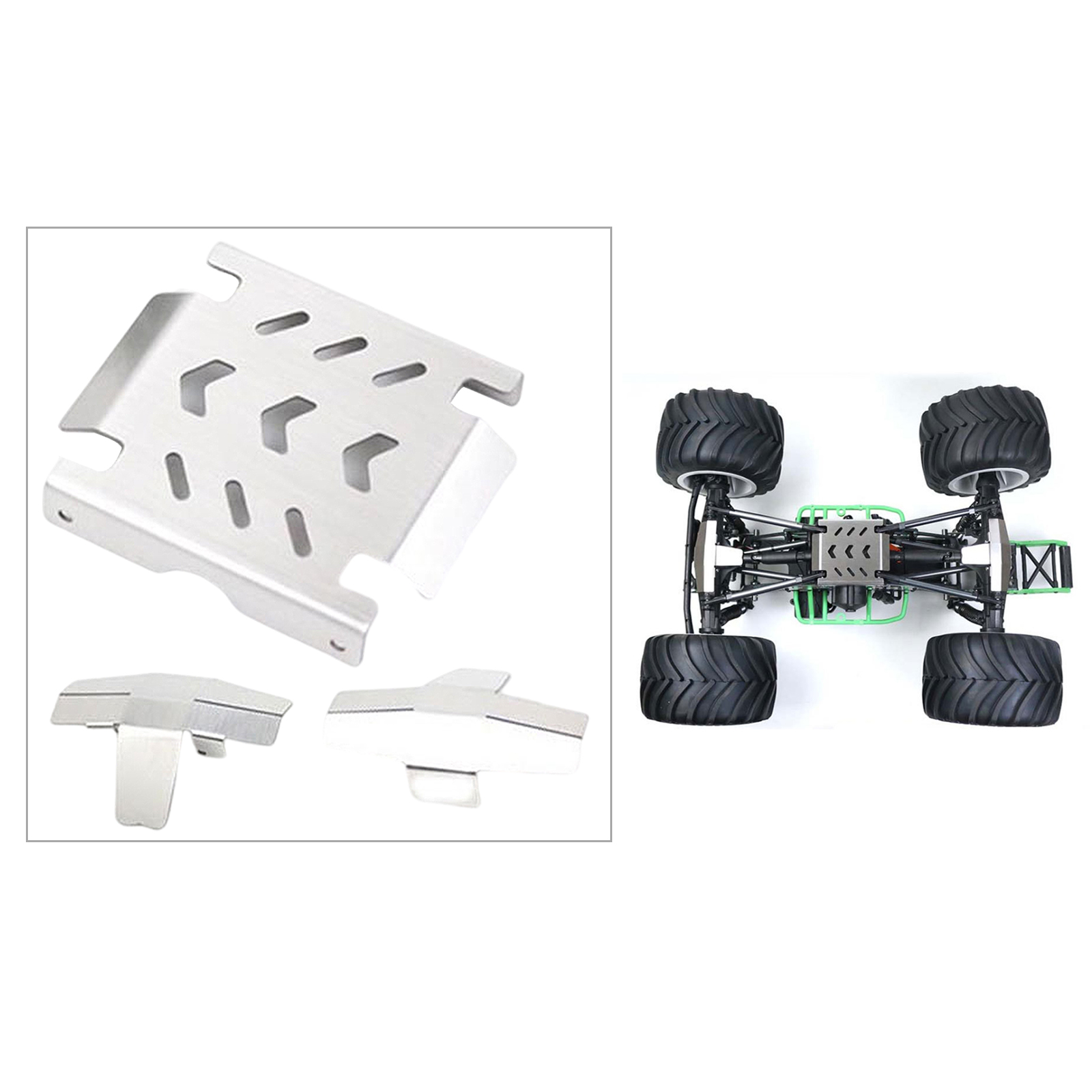 RC Car Upgrade Chassis Armor for LOSI LMT 4WD Axle Buggy Crawler Truck Part
