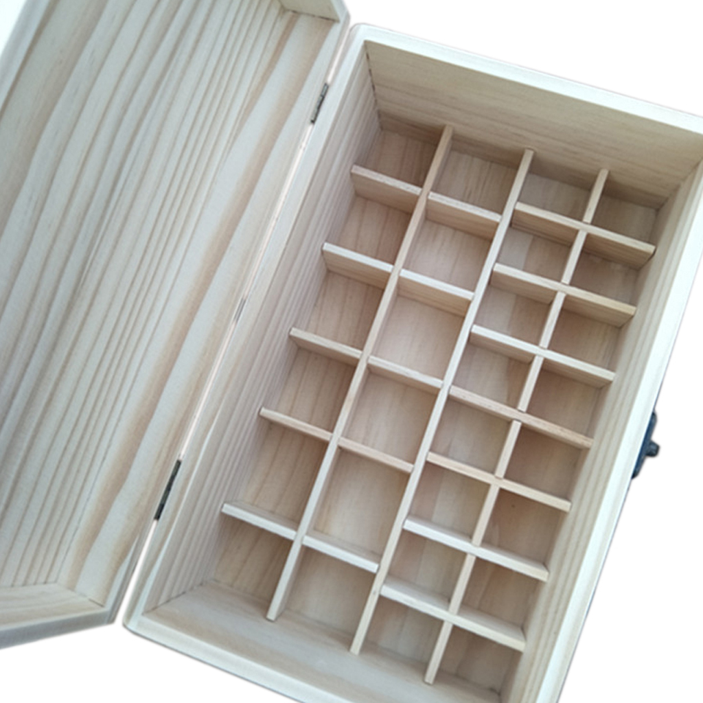 28 Slots Essential Oil Box Organizer Storage Case Container for 30/10ml Oils