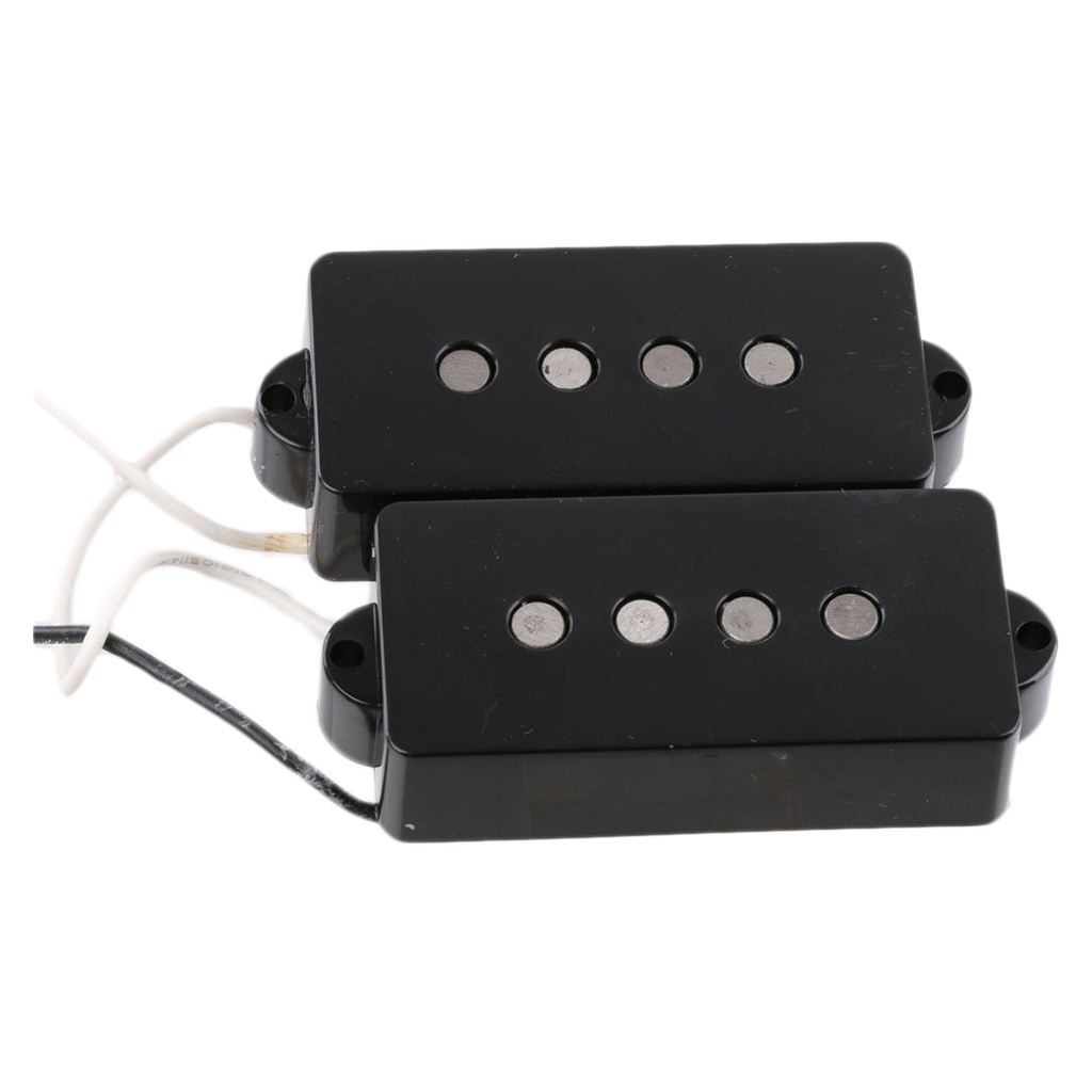  Open Pickguard Alnico5 Magnets for 4-String Precision Bass Guitar