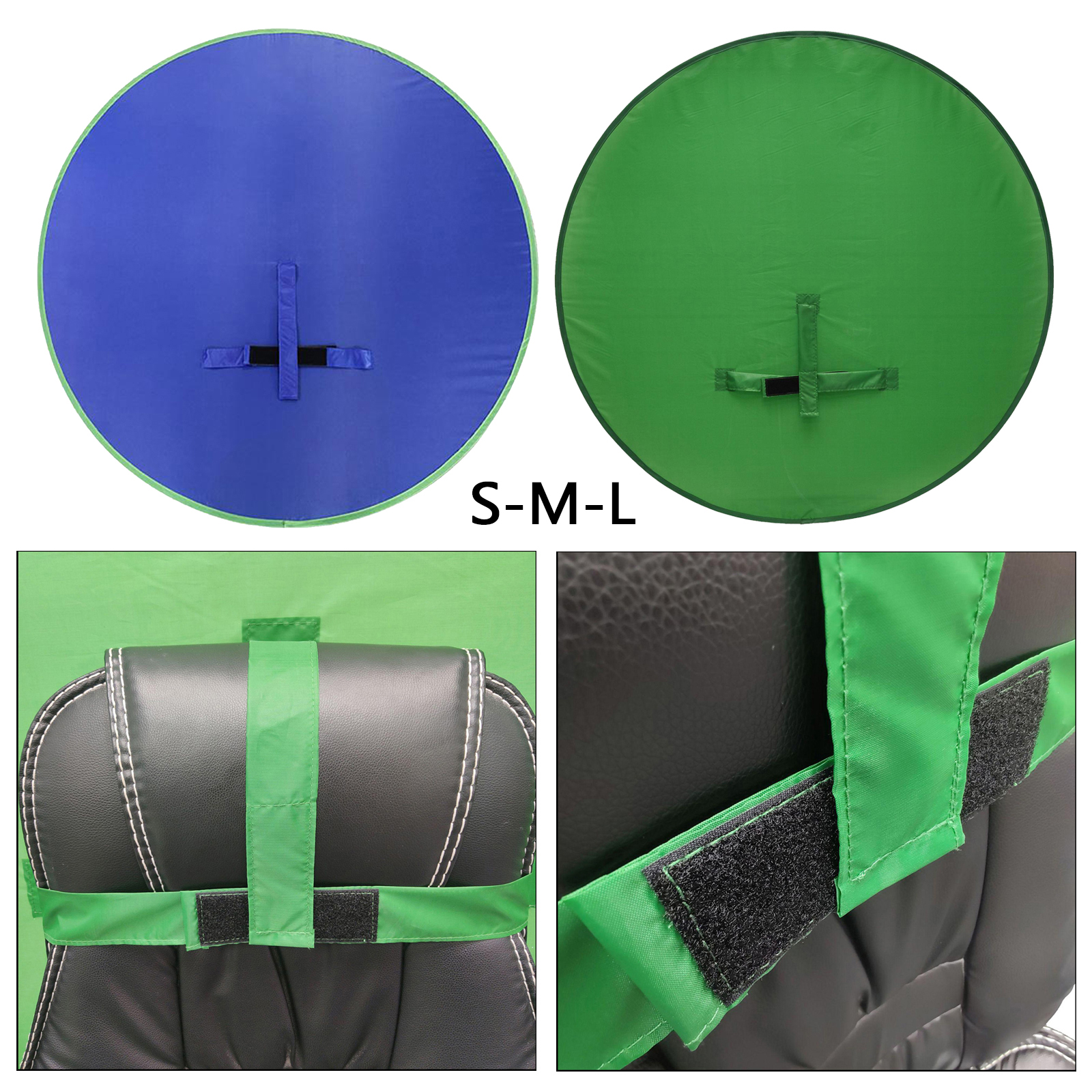 Green Screen Blue Screen Backdrop Lightweight for Zoom Video Photography