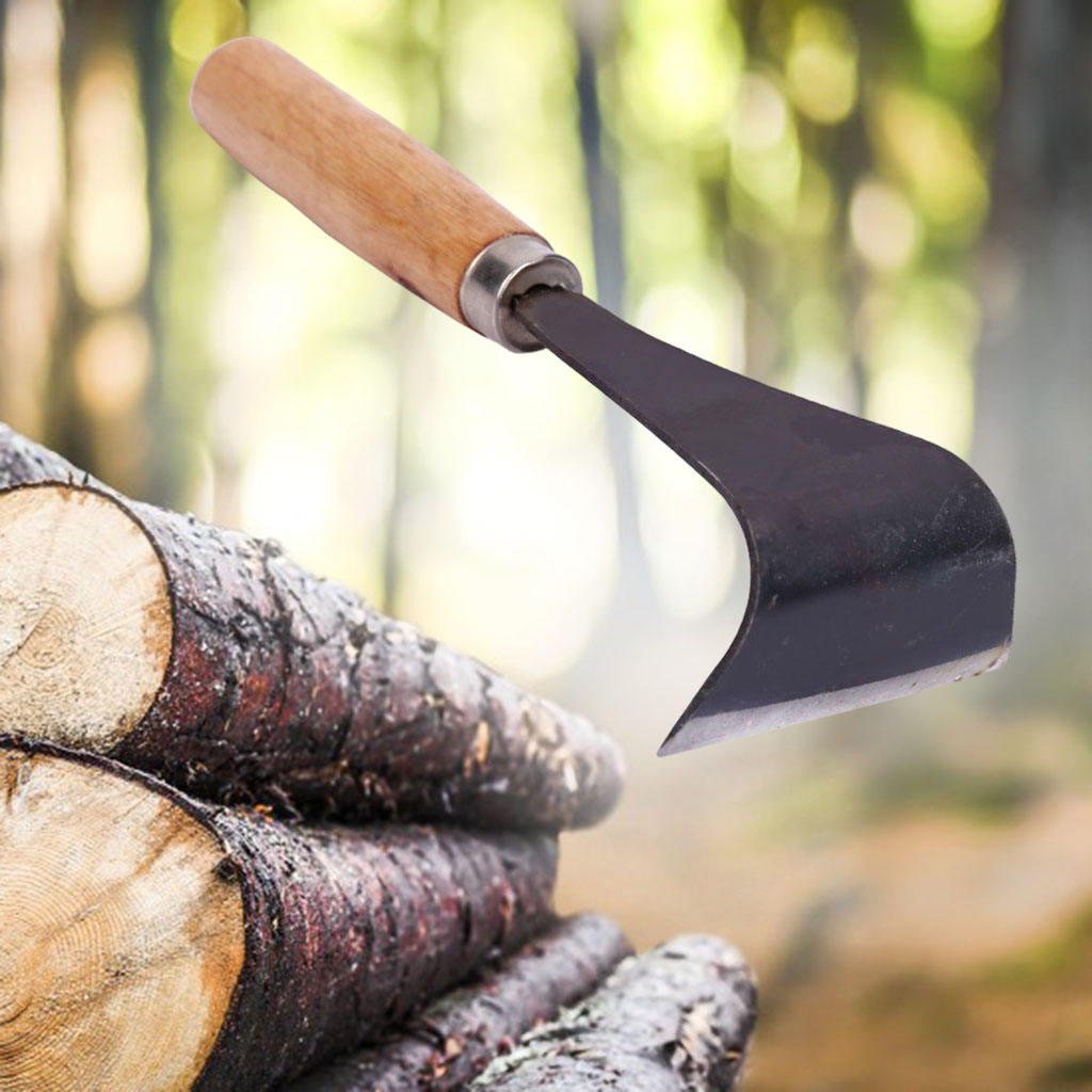 Wood Handle Scraper Wooden Handle Wood Tool Handle Bark Scraper Fit for Wood
