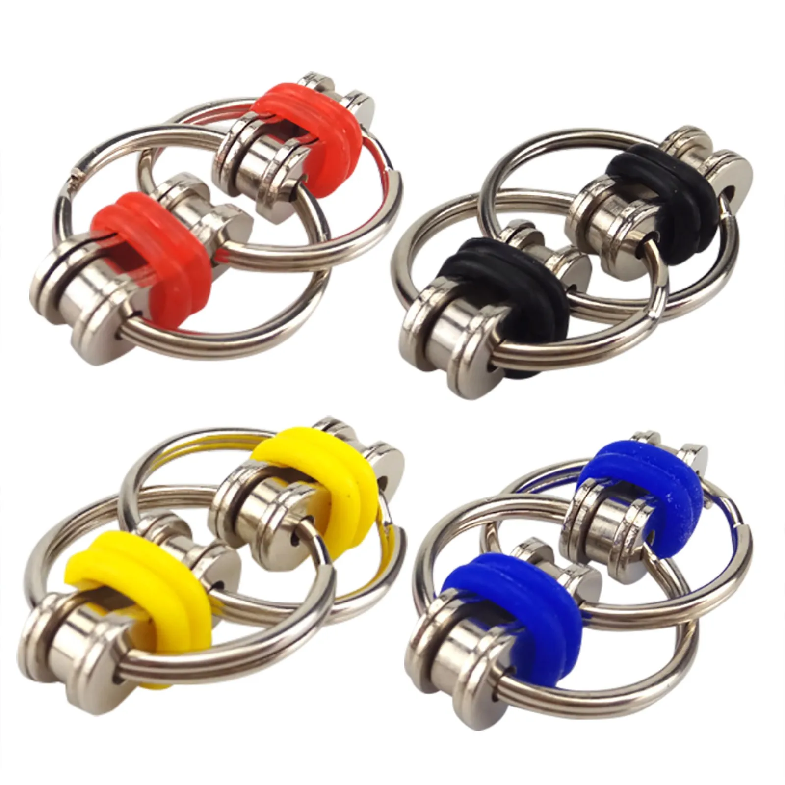 Schlüsselring Hand Spinner Flippy Chain Toy Für Autismus Spinner Reduzieren S MD 