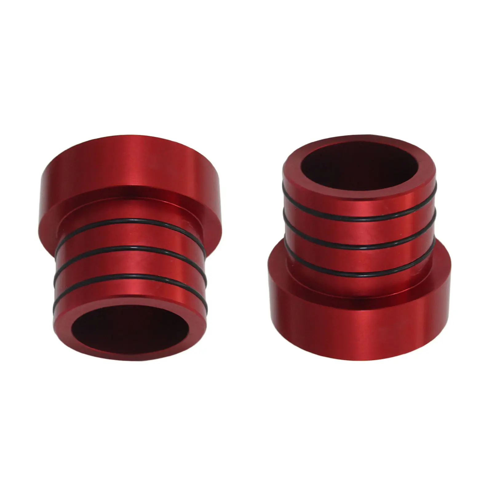 Front Left & Right Axle Tube Seals Pair Kit For 84-01 Jeep Cherokee XJ / 87-18 (Except 96) Jeep Wrangler YJ TJ LJ JK red/black