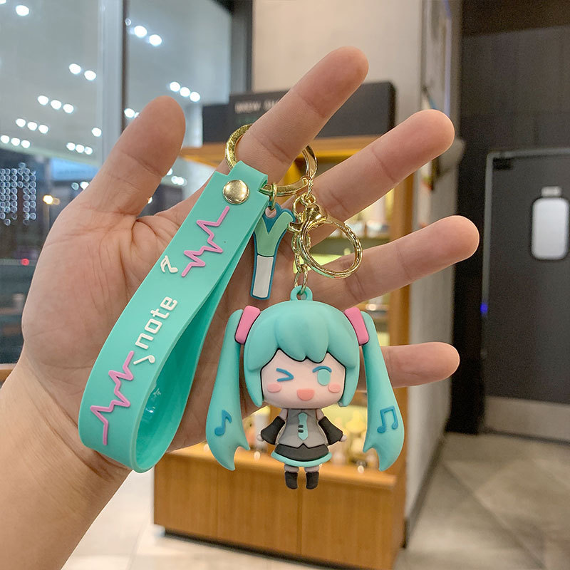 hatsune miku plush keychain