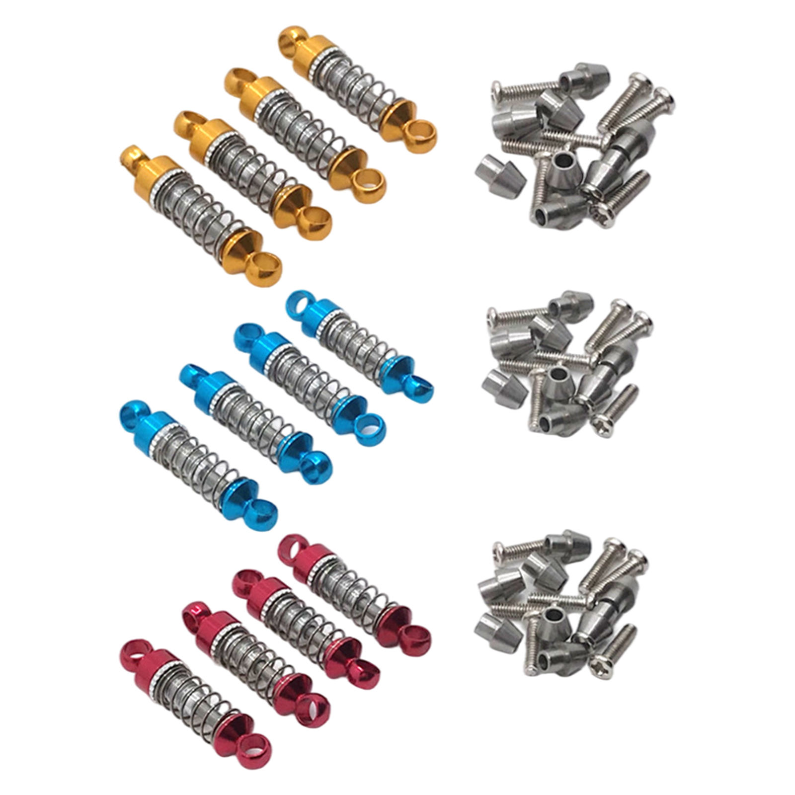 RC Car 4Pack Shock Absorber Repalcement Accessory for Wltoys 284131 K979 K989 K999 1/28 RC Car Crawler Upgrade Parts