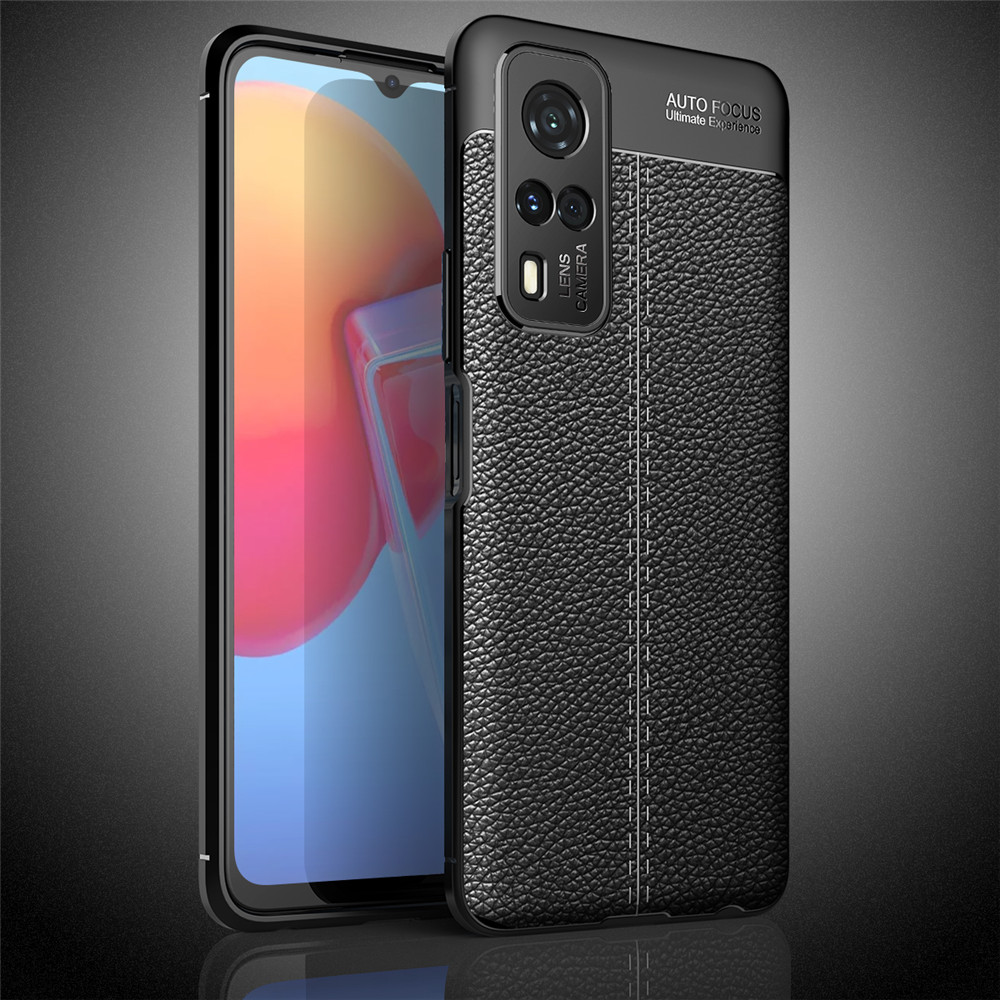 Чехол-накладка для VIVO Y31 2021, Мягкий бампер из ТПУ премиум-класса ...