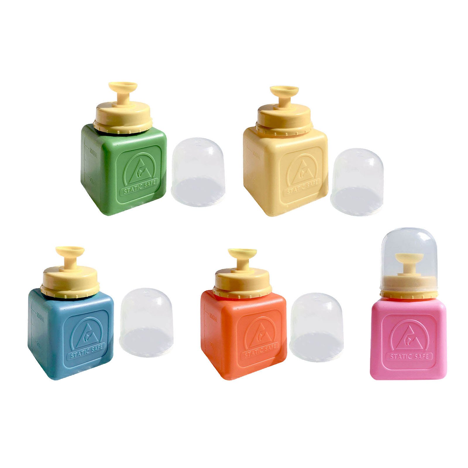 Alcohol Dispensers Press Soak Off Empty Pump Bottle Dispenser for Nail Polish Remover