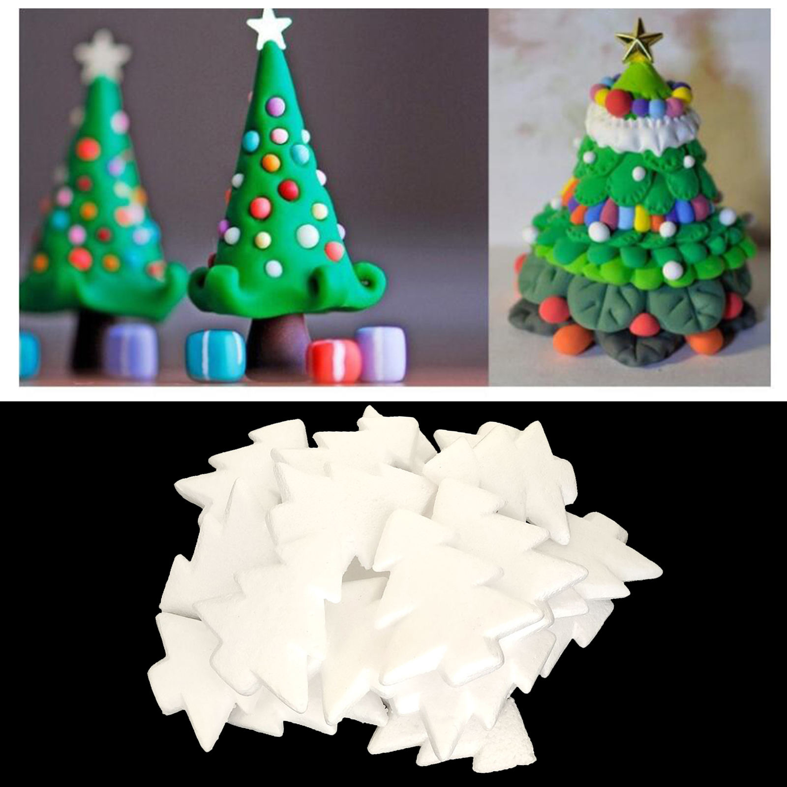 20Pcs/Set DIY Christmas Tree Diy Making Materials Kid Craft for Xmas Party
