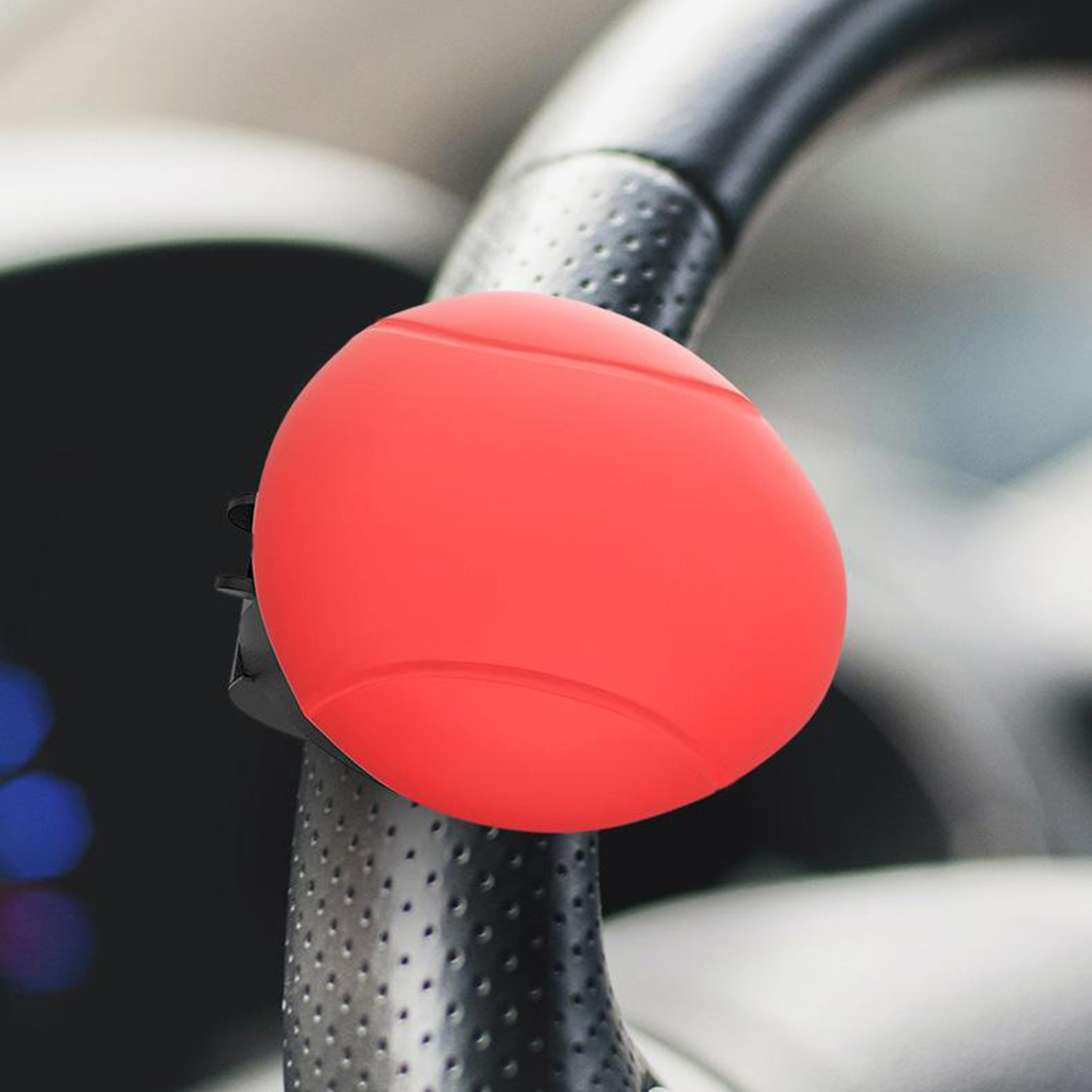 Silicone Power Handle Vehicle Steering Wheel Spinner Knob for All Cars Trucks Semis Golf Carts Suicide Power Handle Accessory