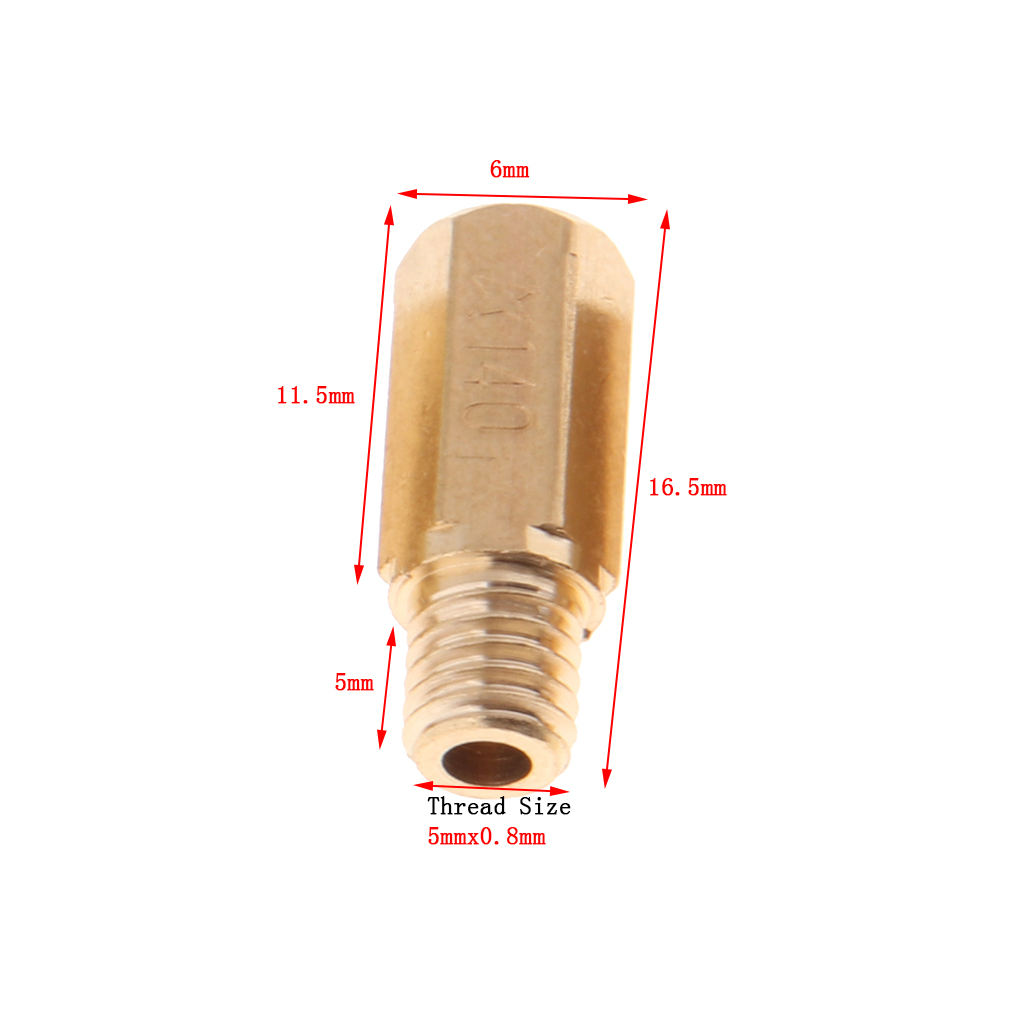 10 pcs/set 162 Main Jets For  PWK  OKO KOSO carburetor