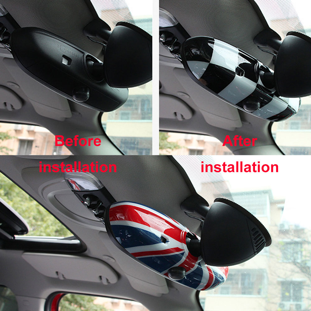 For BMW MINI F54 F55 F56 F57 Inner Rearview Mirror Shell Countryman F60 Rear View Mirror Interior Decorative Shell Car Interior For BMW MINI F54 F55 F56 F57 Inner Rearview Mirror Shell Countryman F60 Rear View Mirror Interior Decorative Shell Car Interior