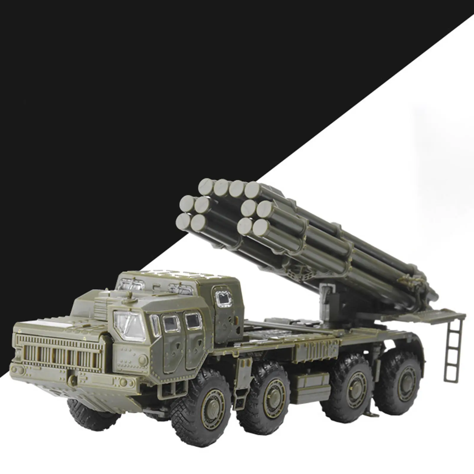 1:72 Russian Rocket Launcher Model Collection Display Vehicle Classic Puzzle Building Kit Assembled Truck Home Decor Ornament