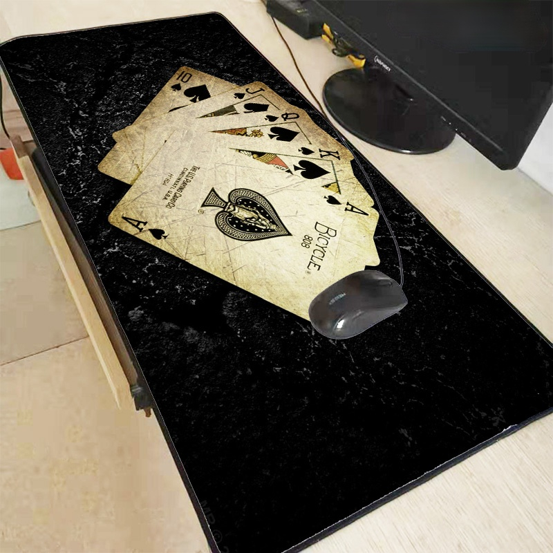 Mouse Pad Gaming XXL RGB con Diseño de Póker Negro H7dfe0cb11d6346fcbee72b6dcfccadc5H