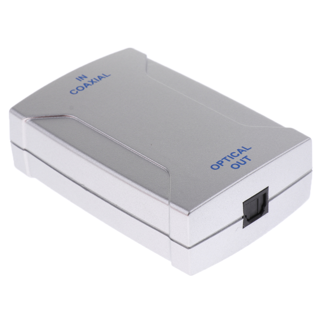 Coax To Optical SPDIF  Converter Adapter (Coaxial IN Optical OUT)