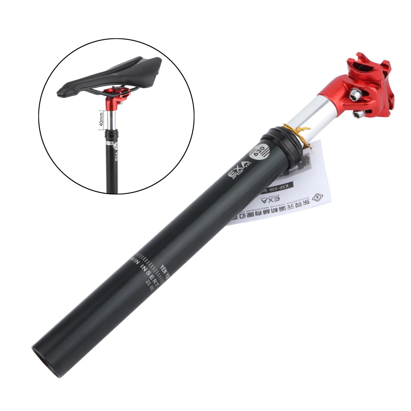 Road Bike Seatpost Shock Absorber Seat Post Saddle Pole Components Parts