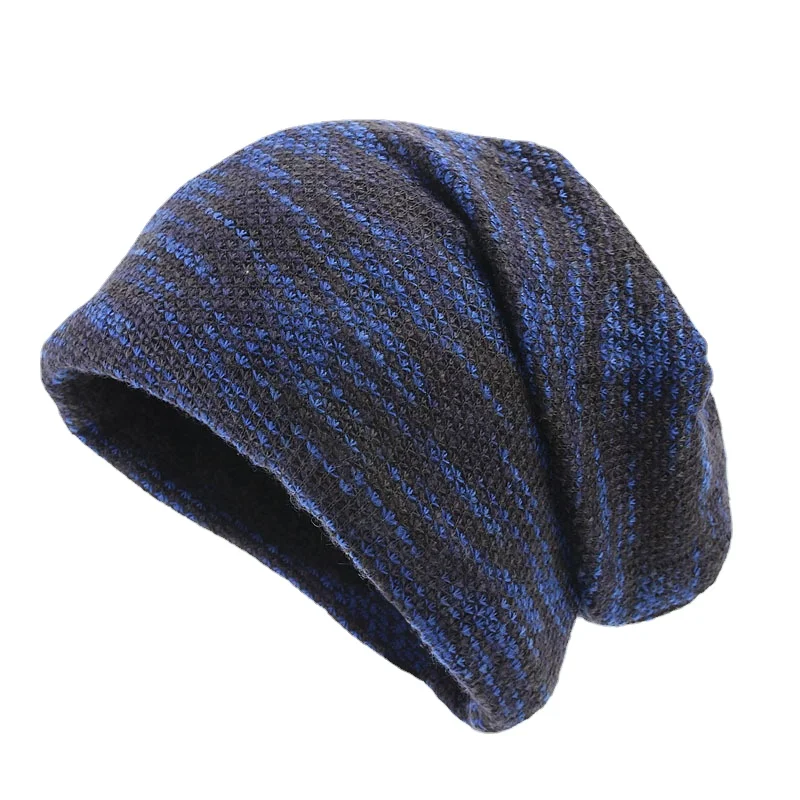 Double Fabric Winter Warmful Beanies For Women  and Men Unisex Colorful  Skullies Winter Hat mens skully beanie