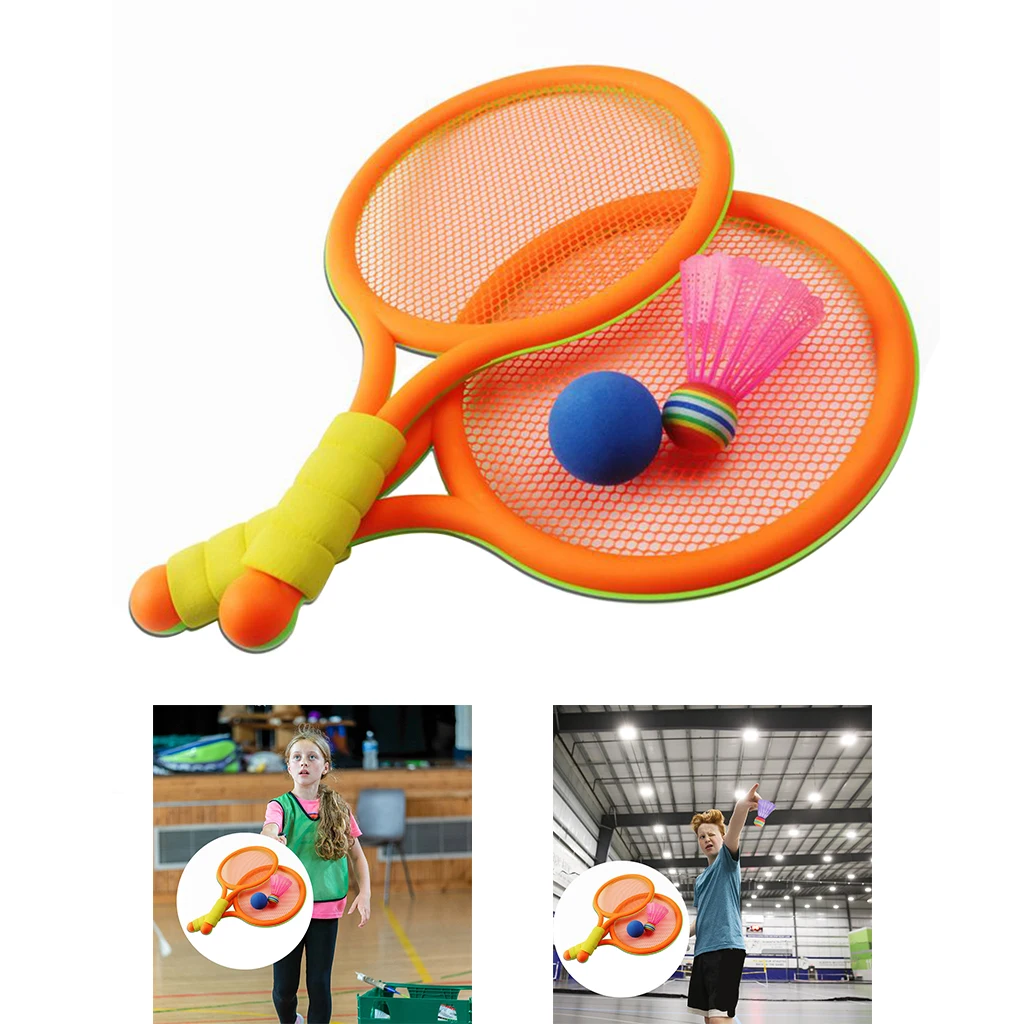 Tennis Racket/ Badminton Set Beach Garden Outdoor Kids Sport Game Fun Toy 