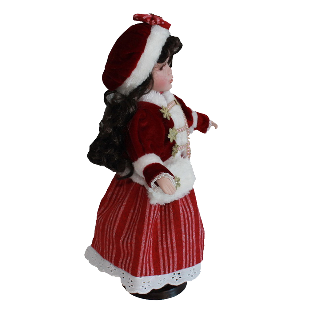 16'' Well Made Vintage Style Ceramic Doll Desktop Decor Collectibles Gifts