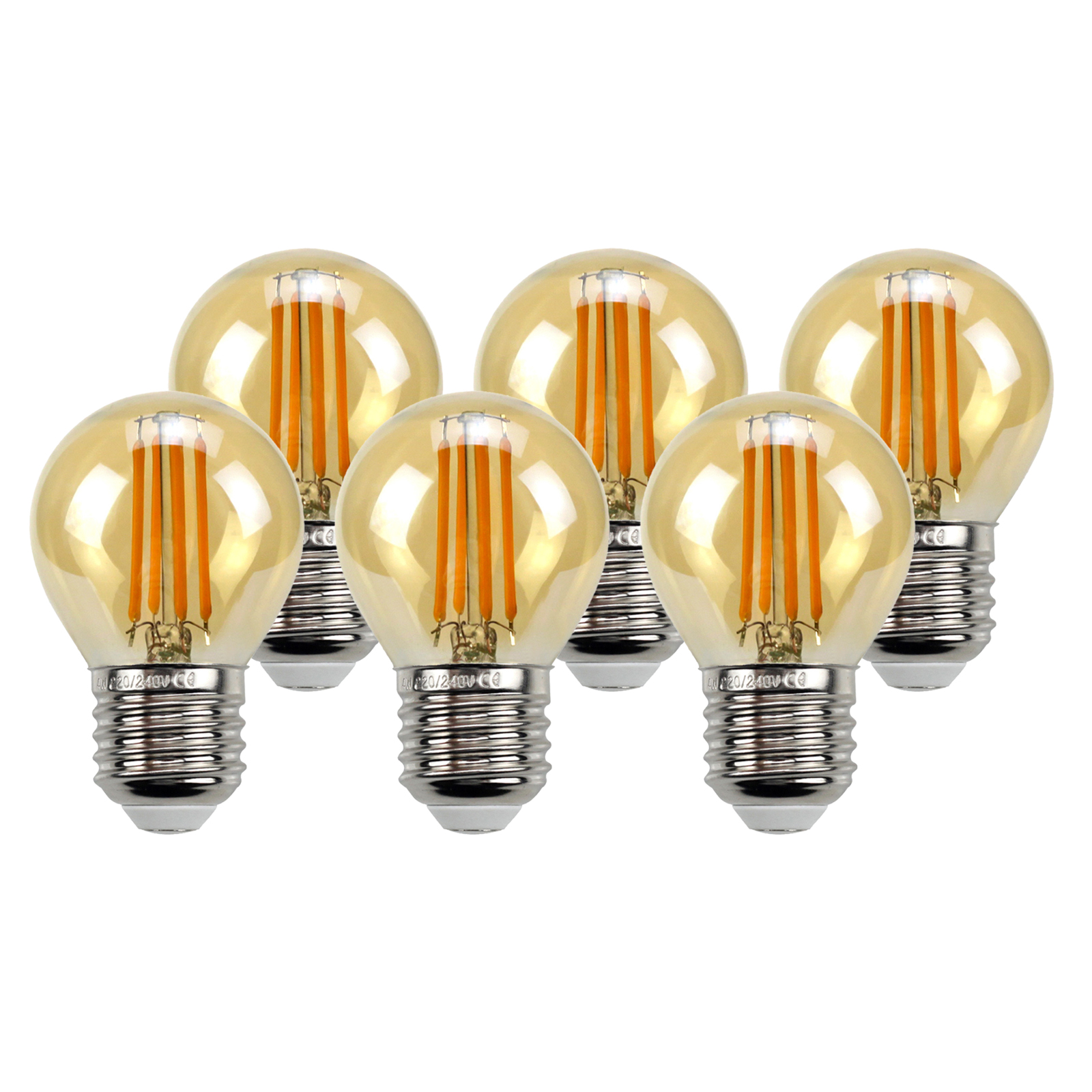 Lâmpada para Casa Sala de Estar Edison Lâmpadas Branco Quente 4w Quarto Escritório Barra 6 Pçs 4 6 pçs edison lâmpadas branco quente 4w