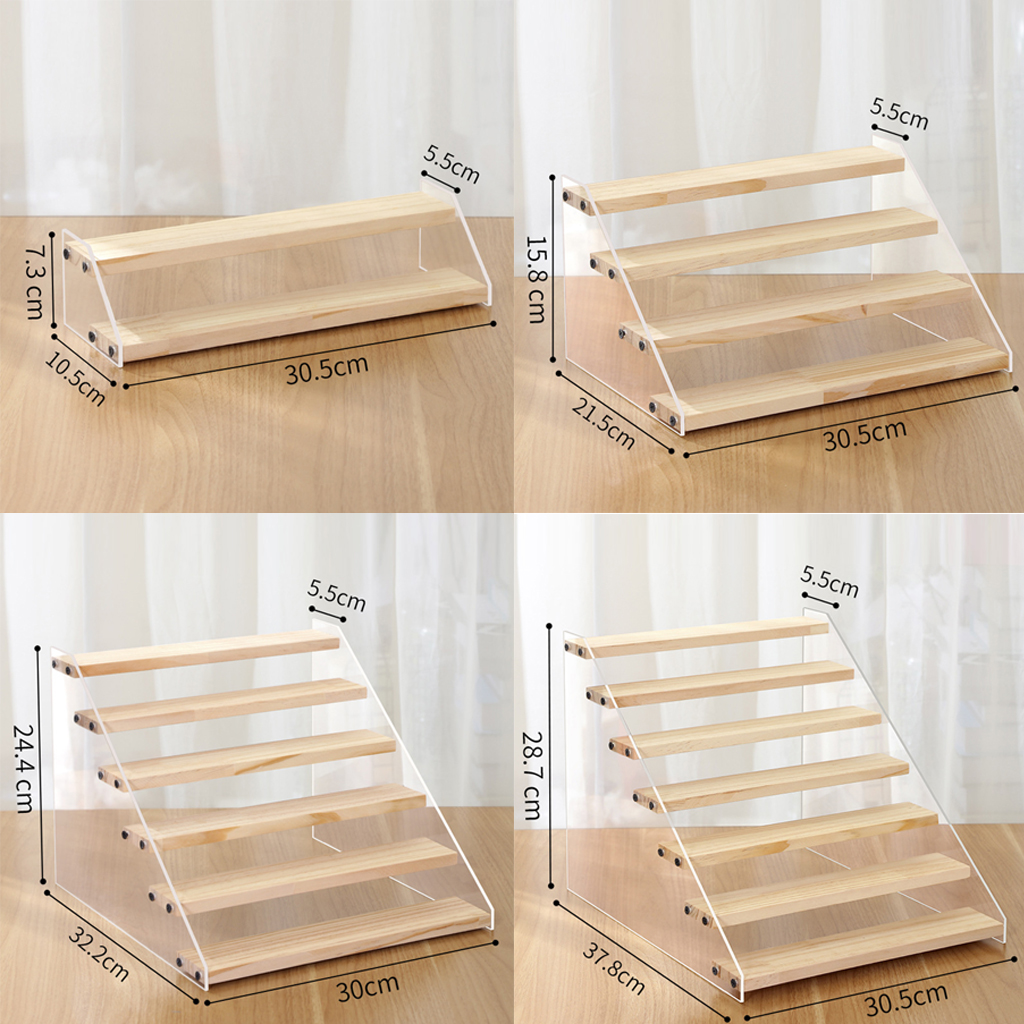 Large Clear Acrylic Display Riser for Figure, Showcase Fixtures, Collections and Commodities, Stable and Durable
