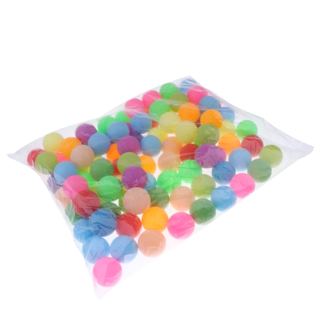 100pcs  Pong Table Tennis Balls Beer Pong Colorful Cat Balls