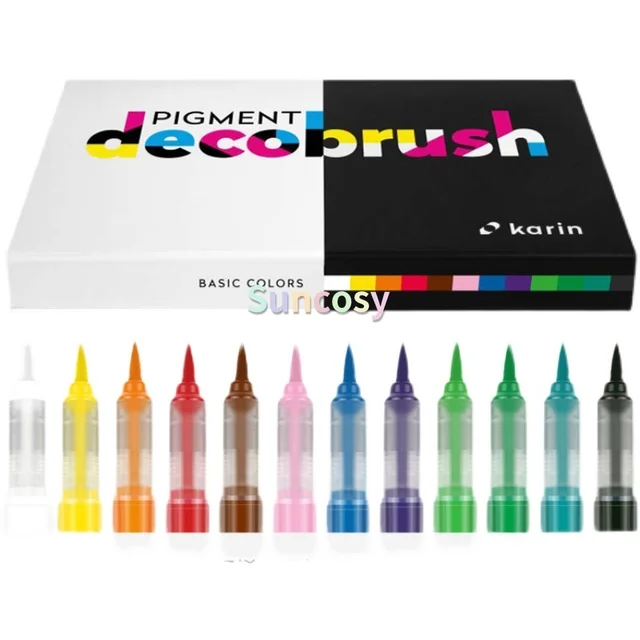 KARIN PIGMENT Deco Brush Markers Individual 84 colors to choose from - KDS  Art Store