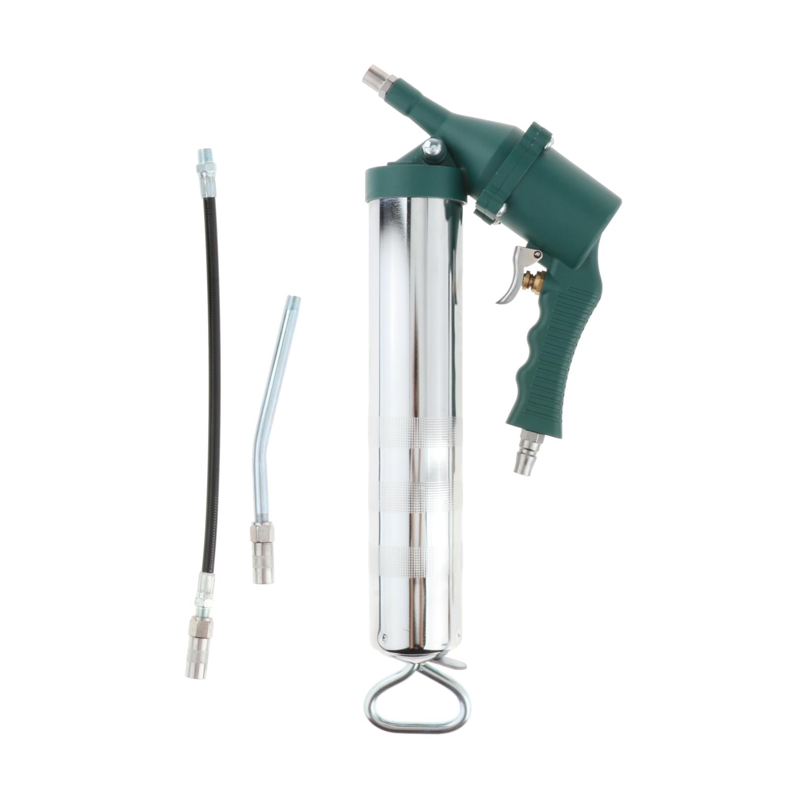 Air Grease Gun 14 oz Grease Cartridge with Hoses Garage Tool 2400PSI-6000PSI