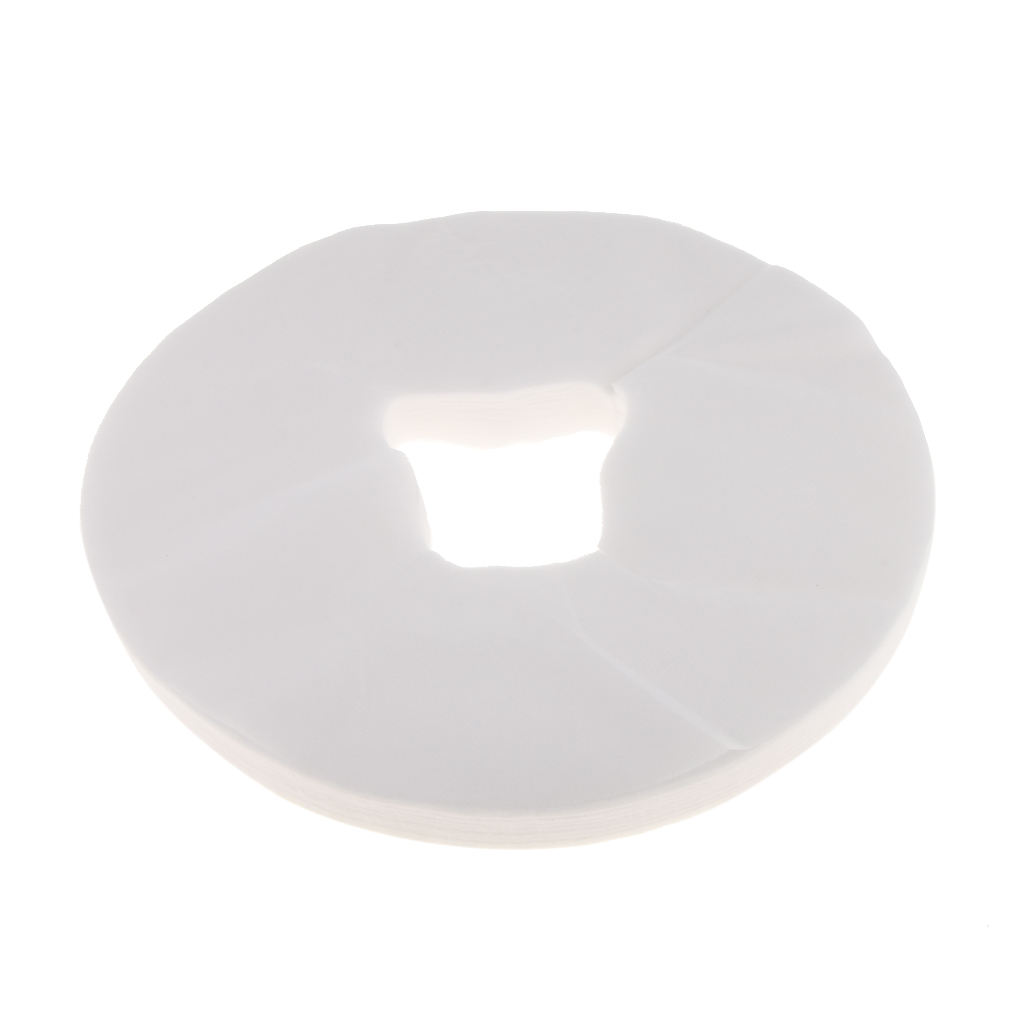 100x Non Woven Disposable Massage Table Bed Cradle Cover White