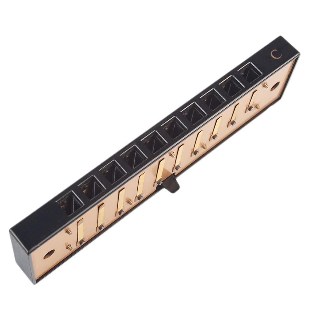 10 Hole Harmonica Comb With Reeds Set C Key For All Styles Of Music Harmonica Part Woodwind Instruments
