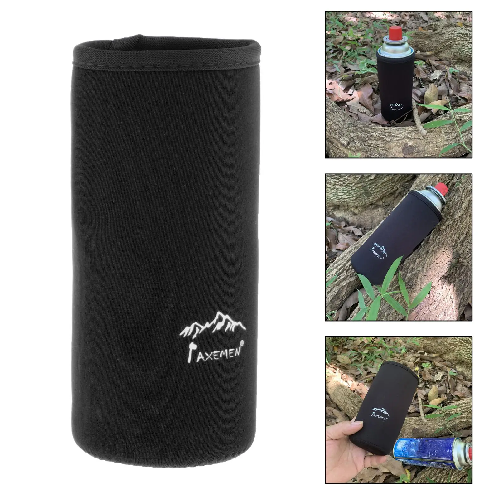 Neoprene Gas Bottle Cover Camping Propane Tank Bag Calor Gas Cylinder Case Black