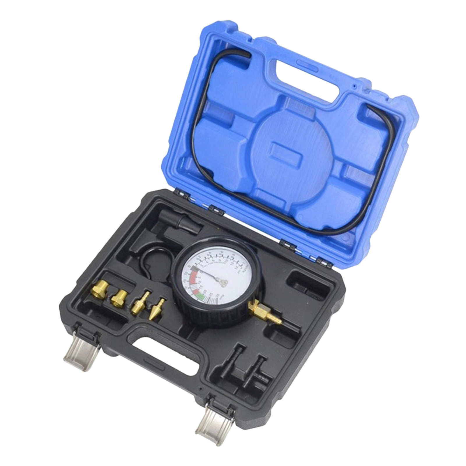 Vacuum Pump Tester Set Vacuum Gauge and Brake Bleeder Kit for Automotive with Adapters Case