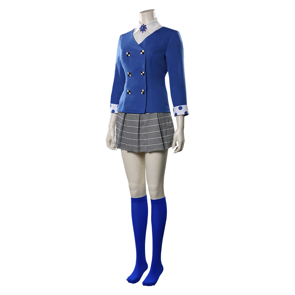 Heathers The Musical-Veronica Sawyer Cosplay Costume Uniform Skirt Outfits Halloween Carnival Costumes morticia addams costume