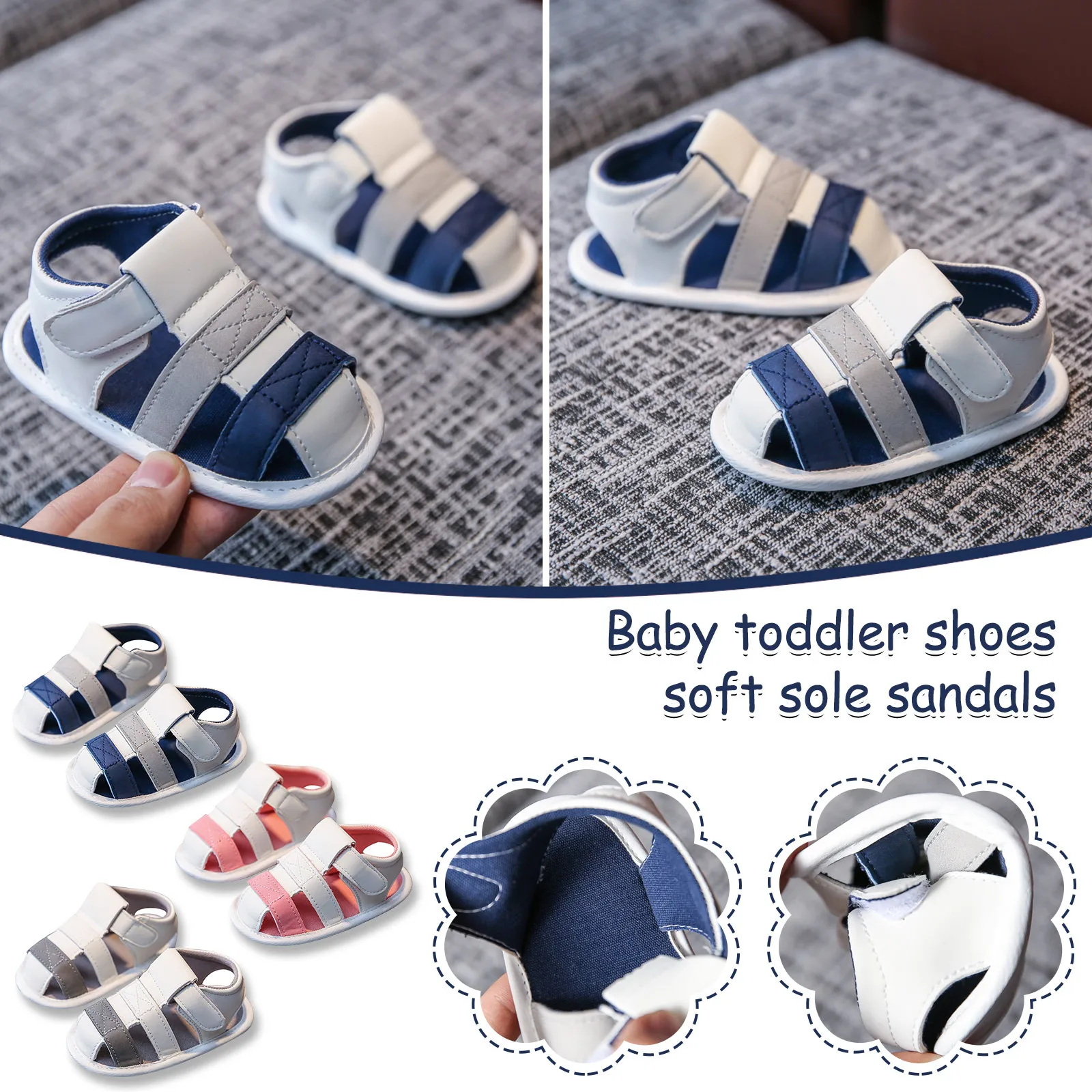Kid Shoes Baby Girl Sandals Fashion Girls Baby Boys Flat With Cute Beach Summer Sandals Toddler Soft Shoes sandales Сандалии Sandal for girl