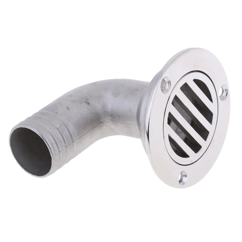 32mm Boat Deck Drain Scupper 316 Stainless Steel Boat Plumbing Fittings