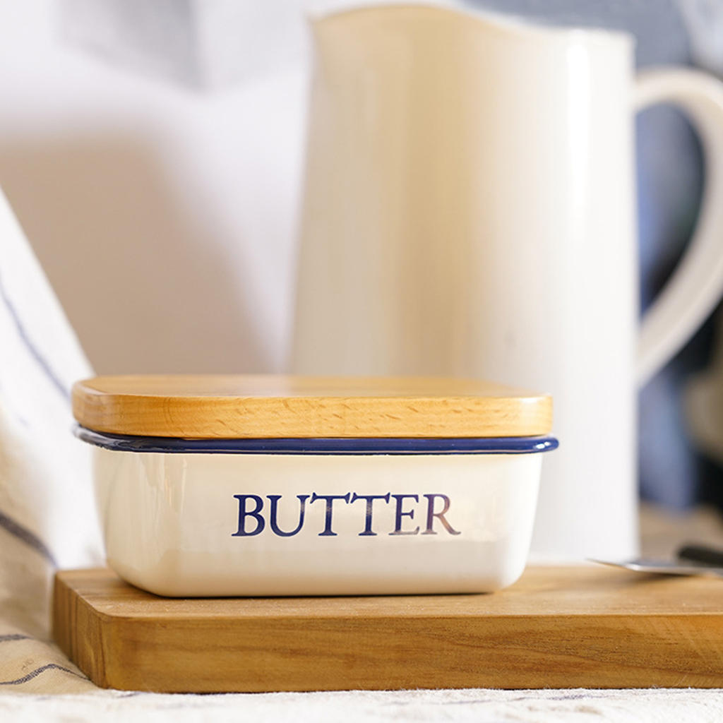 Butter Dish Preservation Flanging Design Multifunctional Butter Container for Countertop Home Kitchen Daily Use Refrigerator