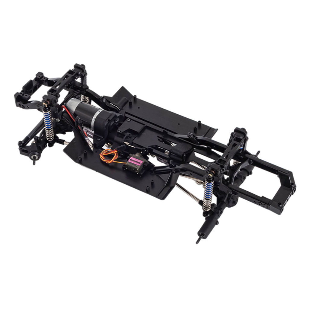 Heavy Duty Chassis Frame Transmission Chassis Tireless Universal for 1/10 Crawler Car Upgrade Replacement Parts