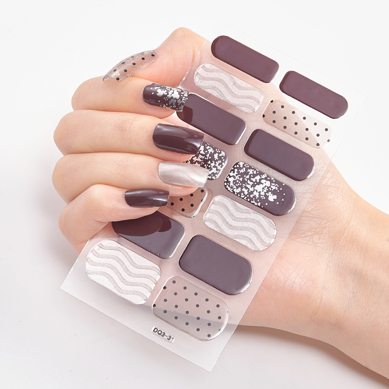 Best of Four Sorts Of Nail Stickers Fashion Nail Wraps Self Adhesive Manicure Decoracion Nail Strips Nail Sticker Set Nail Art Reviews & Tips