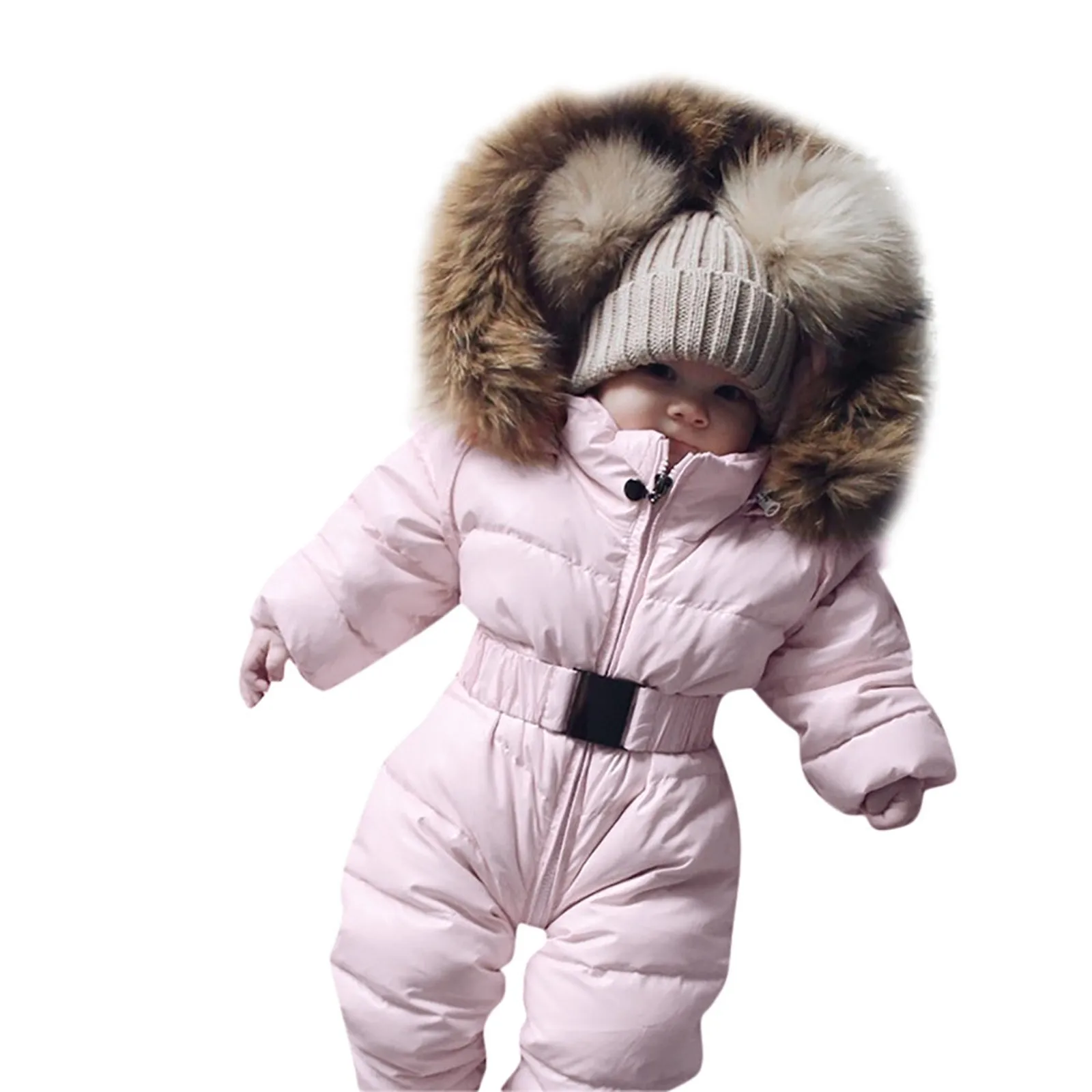 Giacche di Piumino per Bambini Piuma Cappotto Invernale con Cappuccio per Neonato Giacche da Neve per Ragazze Capispalla Addensare Abbigliamento 
