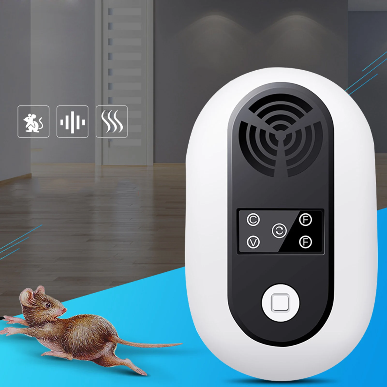 Electronic Ultrasound Pest Repeller Animal Insect Mice Rat  Rodent Repellent Pest Control for Home Hotel US