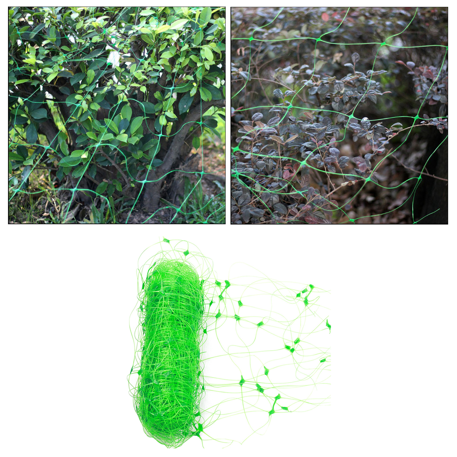 Plastic Trellis Netting Garden Net Support for Outdoor Fruits Vine Plants Vegetables Fruits Climbing 6 inch Mesh Hole Size