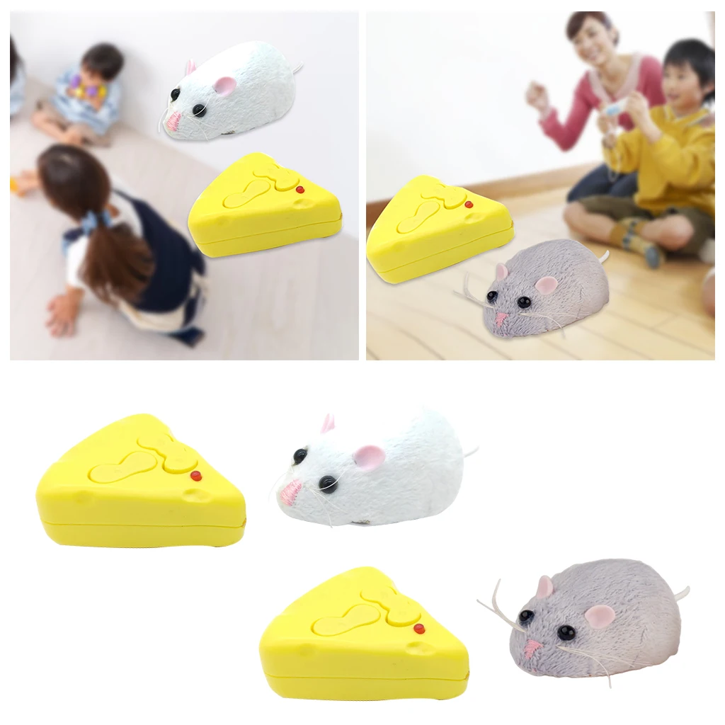 RC Wireless Rat Toy Electronic Remote Control Toy Wireless Remote Control Rat Mouse Toy Gifts for Kids Pets