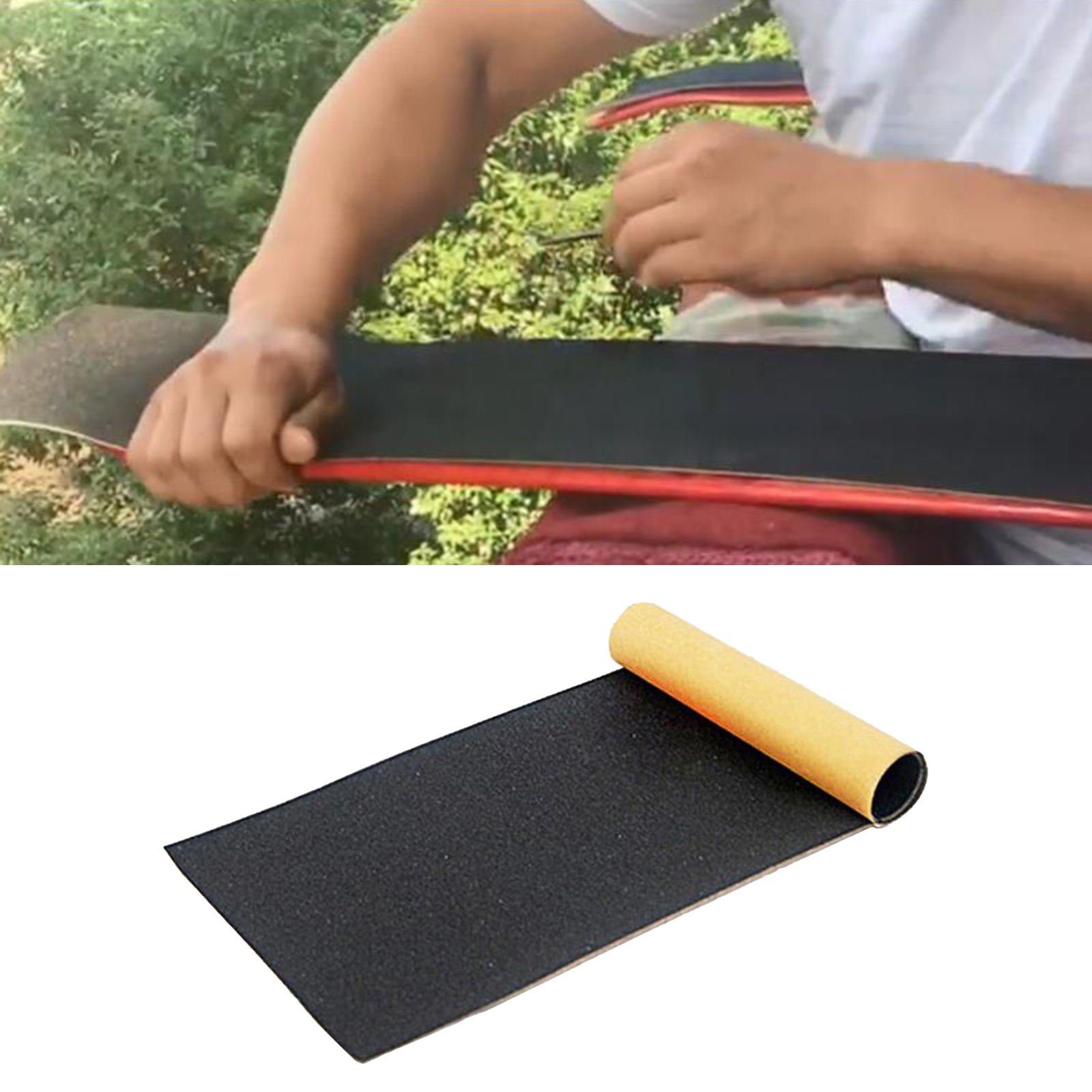 Anti Slip Sandpaper Sheet Easy To Trimming Tearproof Skateboards