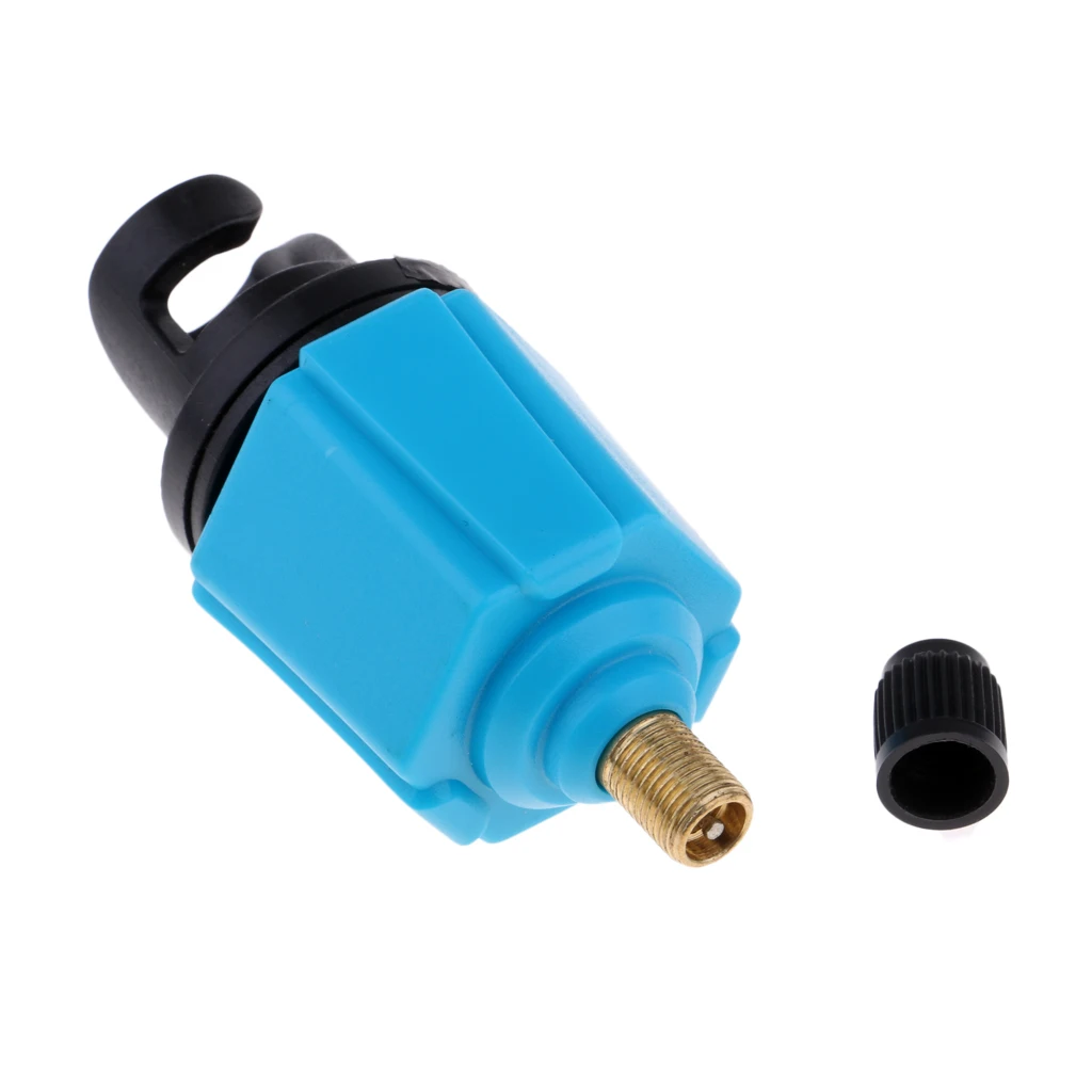 Inflatable Boat Pump Adaptor with Standard Schrader Conventional Air Pump Air Valve Adapter Spoke Plate Attachment