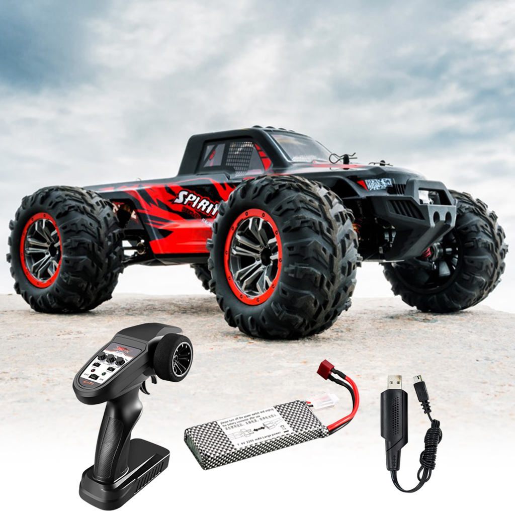 Full Scale 1/10 RC Car 2.4G High Speed RC Car with Remote Control Crawler Large Capacity Battery Off-Road Vehicle Toy Gifts