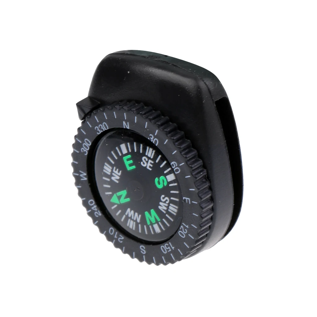 Protable Mini Precision Watch Band Clip-on Navigation Wrist Compass for Survival Camping Hiking